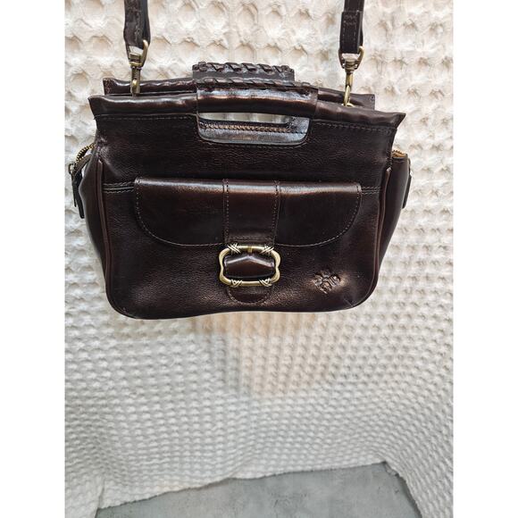 Patricia Nash Ovodda Leather Satchel Bag- duster bag included - Picture 2 of 10